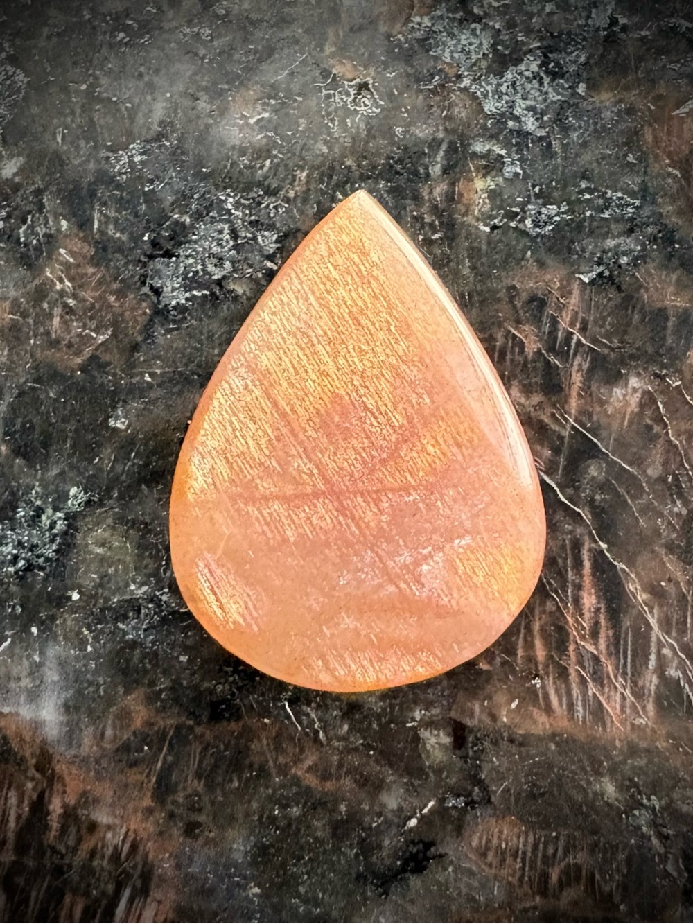 Natural Sunstone Teardrop Cabochon for jewelry crafts